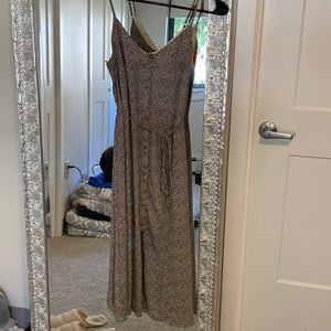 Printed midi dress, lightweight